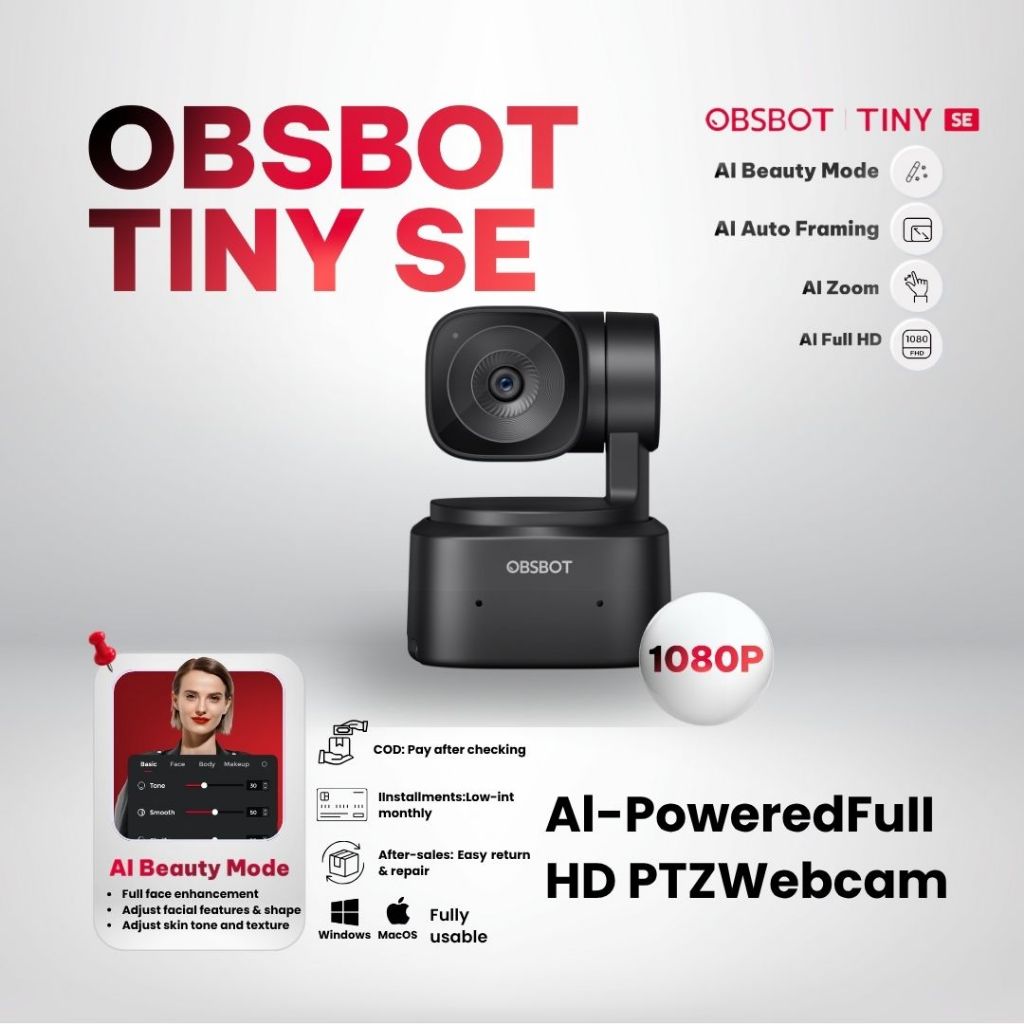 Obsbot Tiny SE Is A Brand-new Webcam With Impressive Tracking Capabilities And Gesture Controls.948581.0