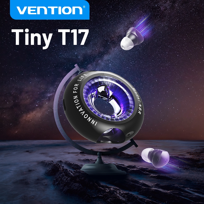 Vention Bluetooth 5.3 Wireless Earbuds Earphones Donut Shape Silicone ...