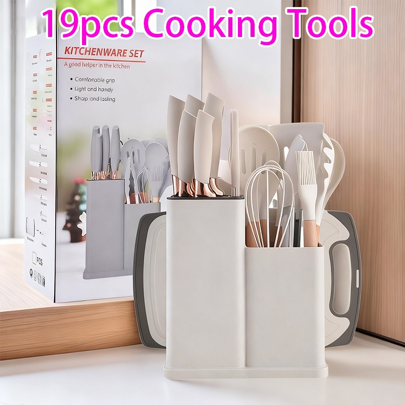 19pcs Cooking Tools Multi-Functional Cooking Utensil with Lightweight ...