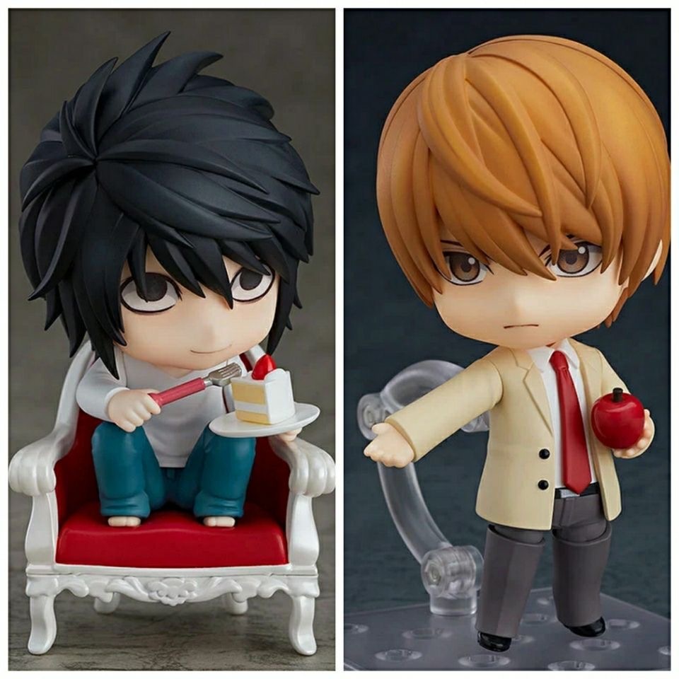 Death Note L·Lawliet Yagami Changeable face decoration Figure Q ...