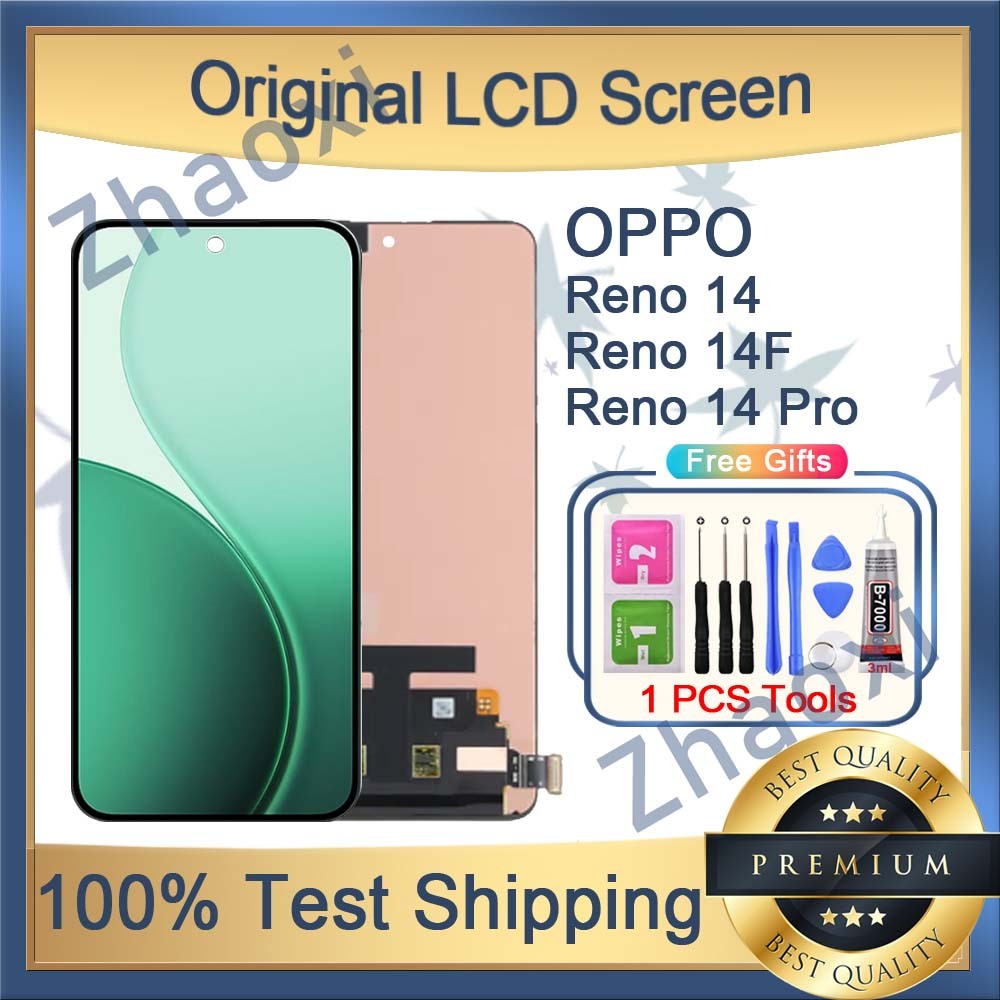 Original AMOLED OPPO Reno 14 Reno 14F Reno 14 Pro 5G LCD Display Touch ...