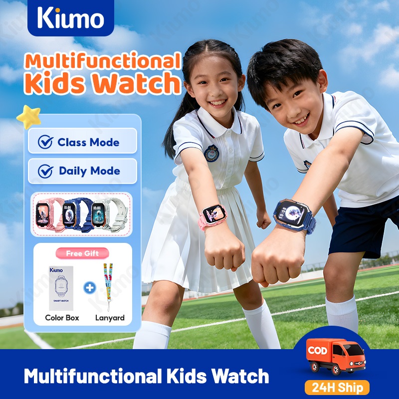 Kiumo smart watch gps tracker kids smart watch sim card 4g video call ...