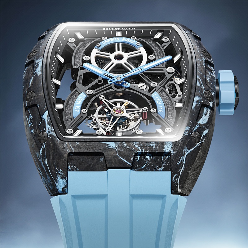 BONEST GATTI 2025 New Luxury Men's Watch Tourbillon Skeleton Automatic ...