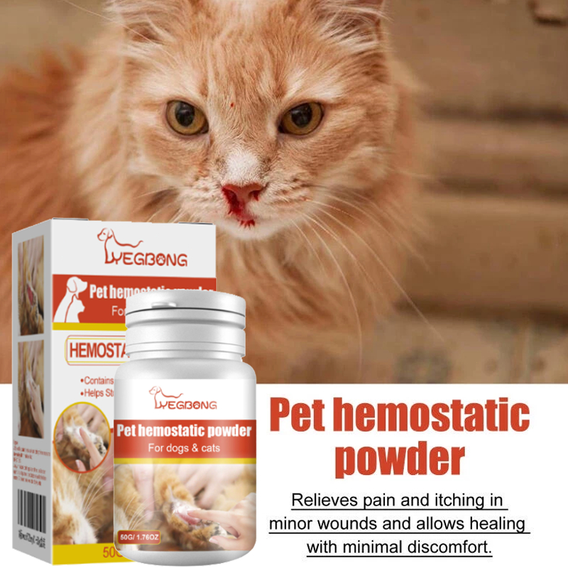 Pets Styptic Powder Safe For Dogs Cats Quick Blood Stopper Pet Wound ...