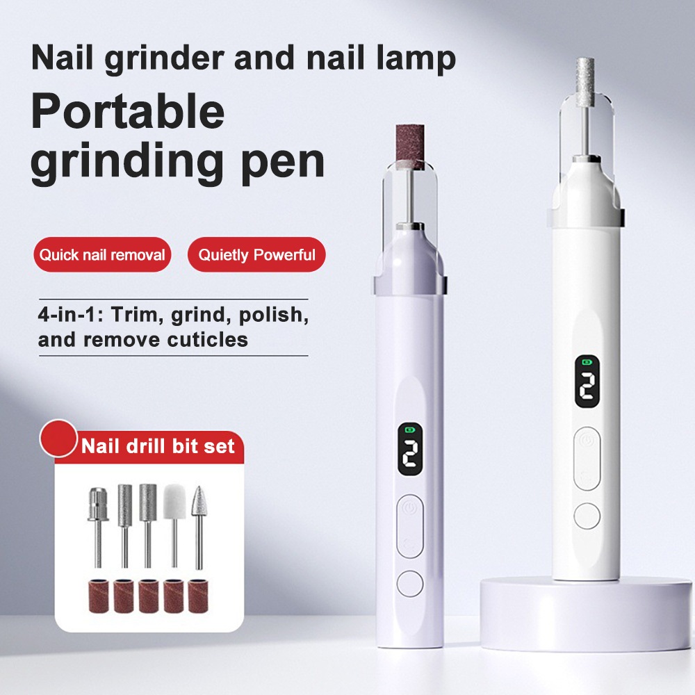 Multifunctional electric nail drill machine usb plug set with 5 ...