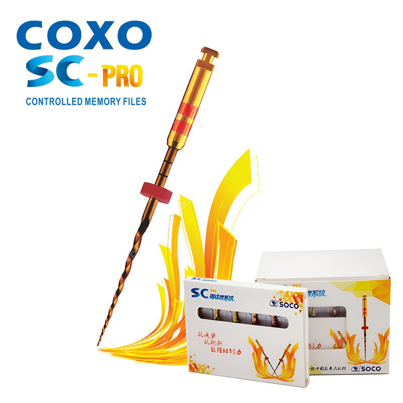 COXO SOCO PRO Dental Root Canal File Heat-Activated Rotary Nitinol ...