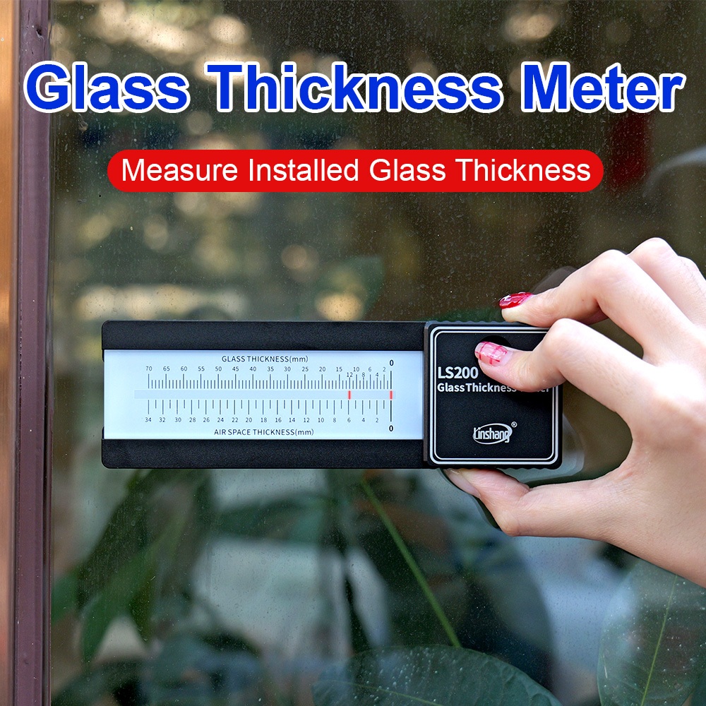 Linshang LS200 Glass Thickness Meter Laser Hollow Window Glazing Glass ...