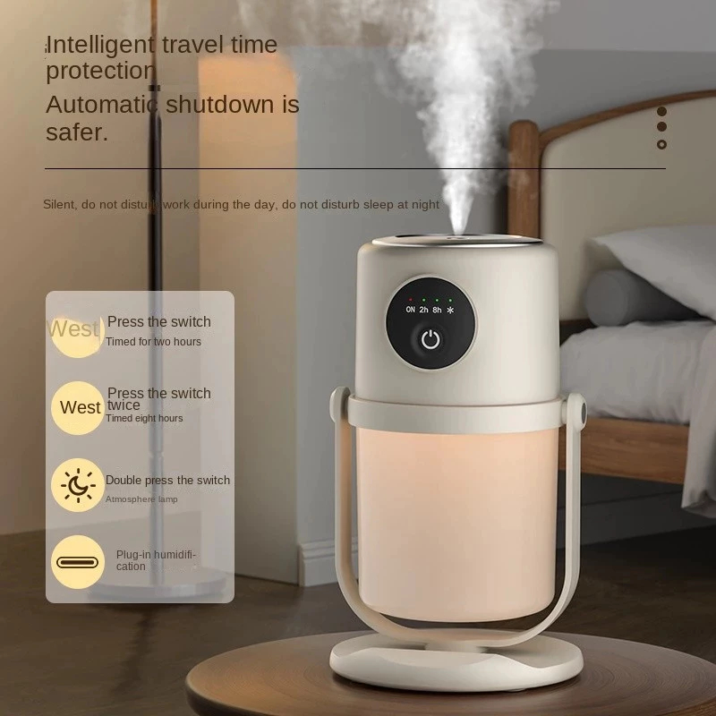 90 Degree Rotating Humidifier Intelligent Large Capacity Atomizer USB ...