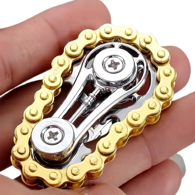New Metal Sprockets Flywheel Fingertip Gyro Fidget Spinner Antistress ...
