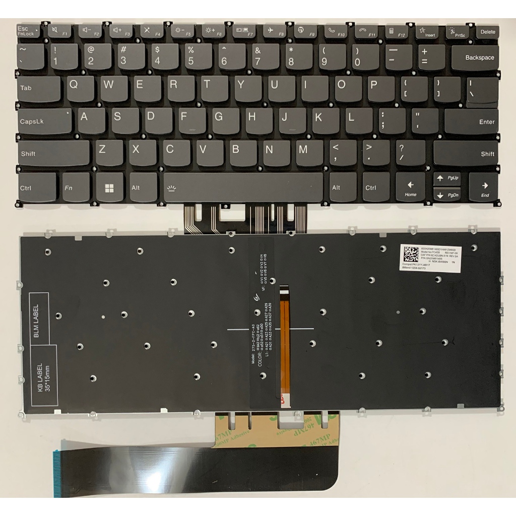 US layout for Lenovo XiaoXin Air ARH7 IAL7 14ARE 14IIL 14ITL 14ALC 2020 ...