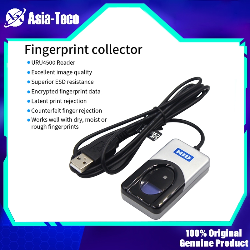 Encrypted Fingerprint Collector Scanner Digital Persona U.Are.U 4500 ...