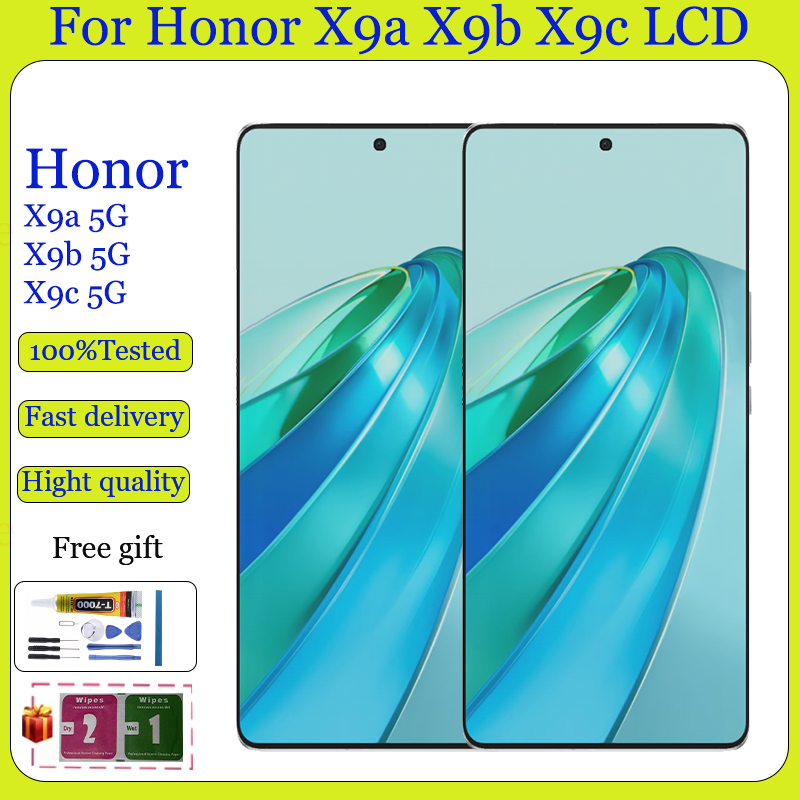 Original AMOLED For Honor X9a 5G X9b 5G X9c 5G LCD Display Touch Screen ...