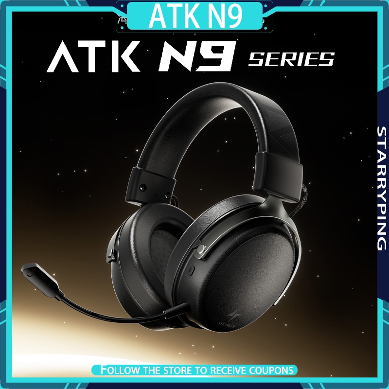 ATK N9 Pro Ultra Wireless Gaming Headset Quad Mode HiFi 3D Surround ...