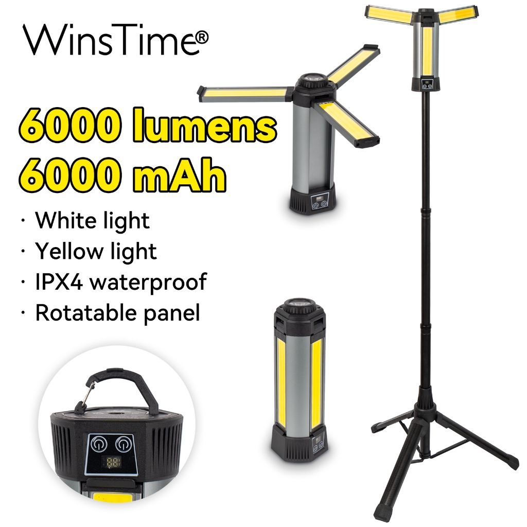 WinsTime Z88 LED Camping Light Outdoor Foldable Super Bright Strong ...