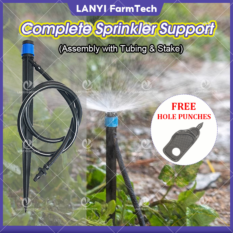 Micro Sprinkler Spike Set 18cm with 4/7 Tube 80cm & Double barb ...