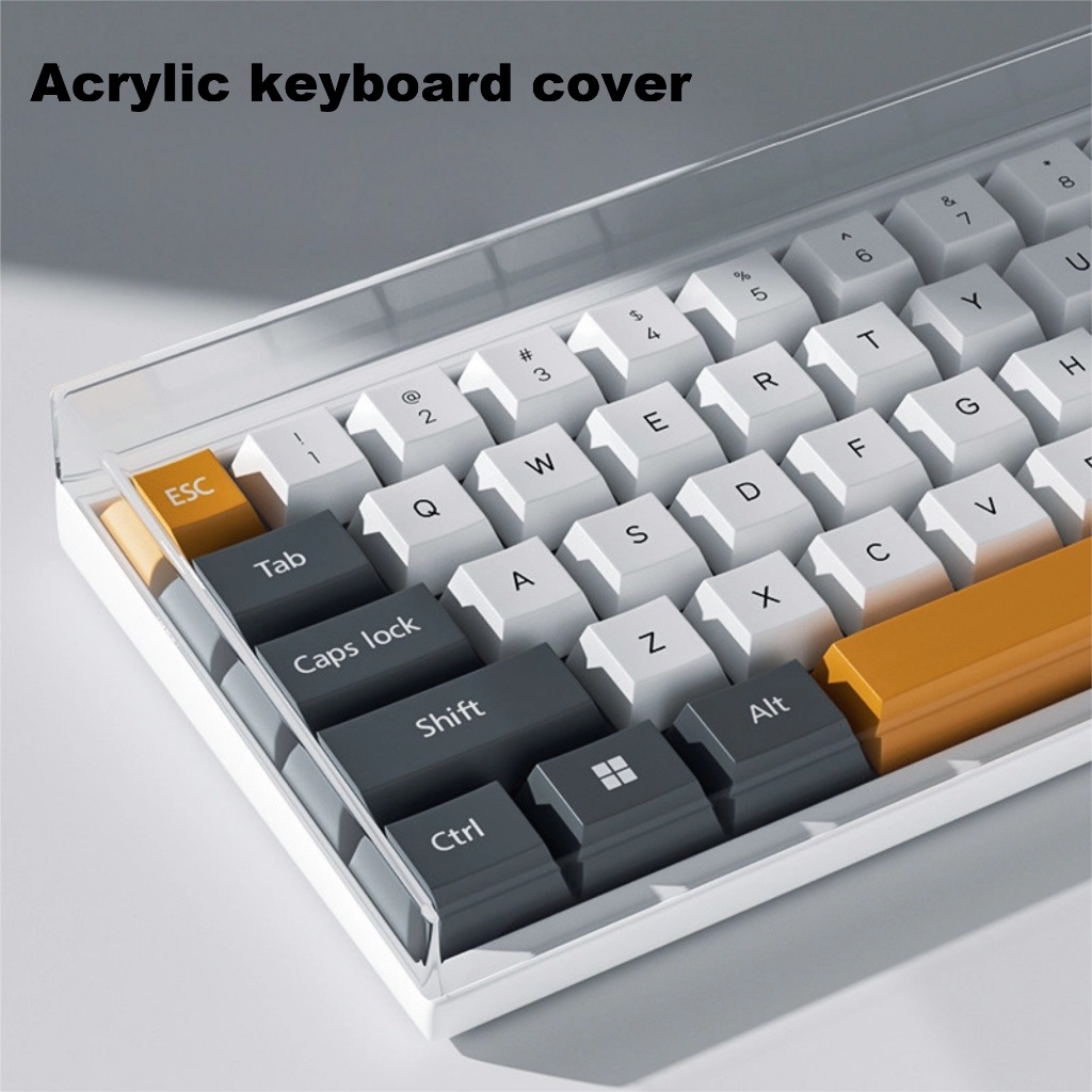 Acrylic Mechanical Keyboard Dust Cover Gaming Keyboard Case Clear ...