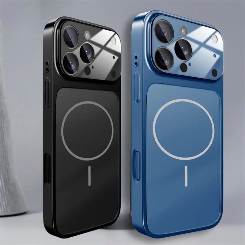 Luxury Original For magnetic Matte Armor Case compatible For iPhone ...