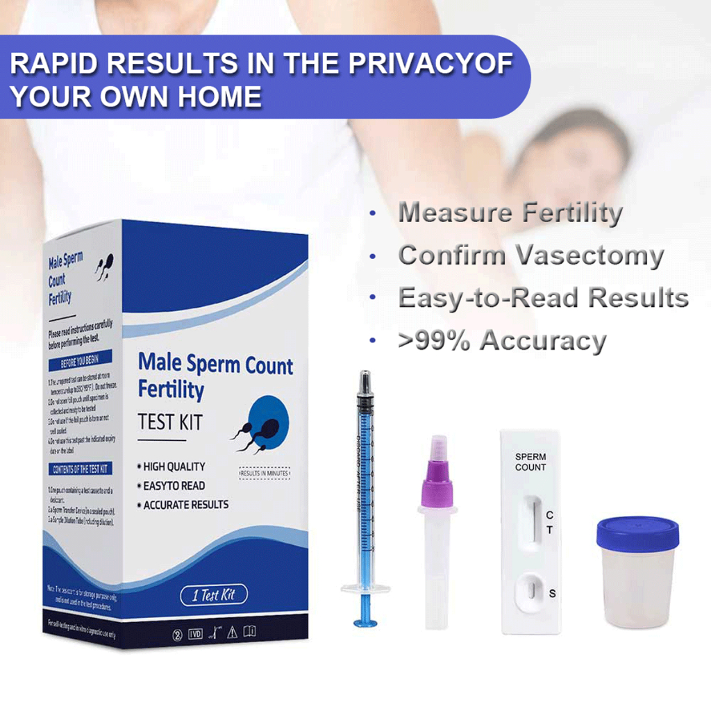 Sperm Test Kit for Men - Easy Male Fertility Test Results in Minutes ...