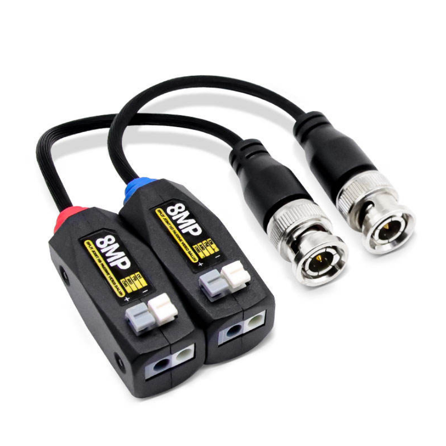 1 Channel HD CCTV Camera Passive 8MP Video Balun Transceiver ...