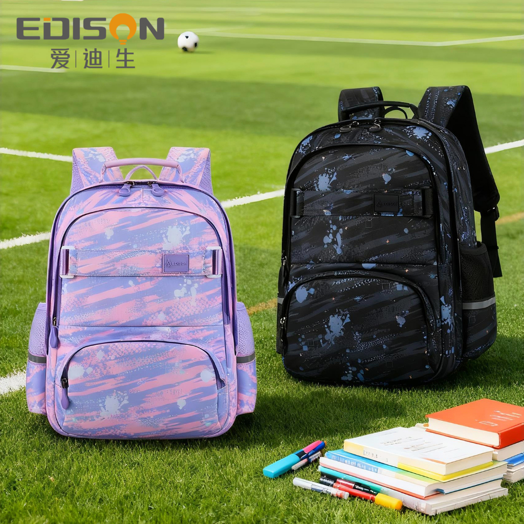 EDISON Beg Ransel Sekolah Kanak-Kanak Tahun 1-6 Pelindung Tulang ...