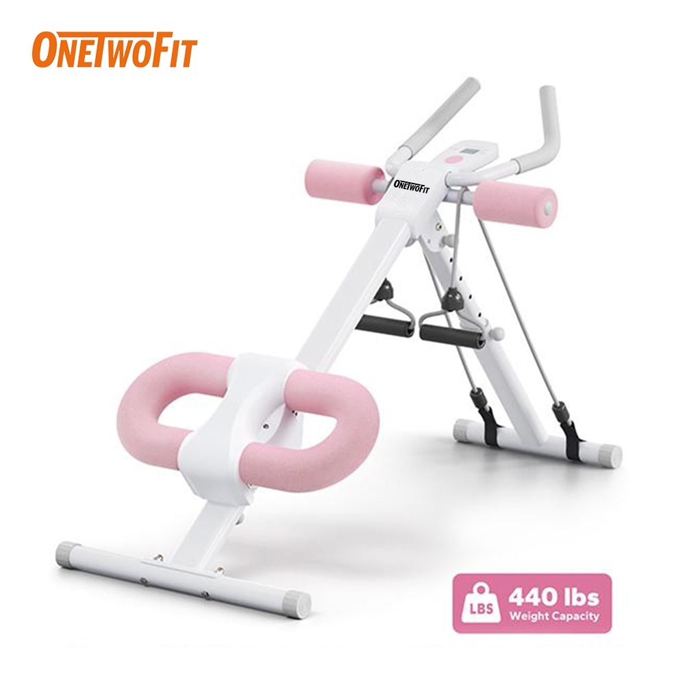 OneTwoFit 4in1 Ab Workout Machine Ab Cruncher Home Gym Use Portable ...