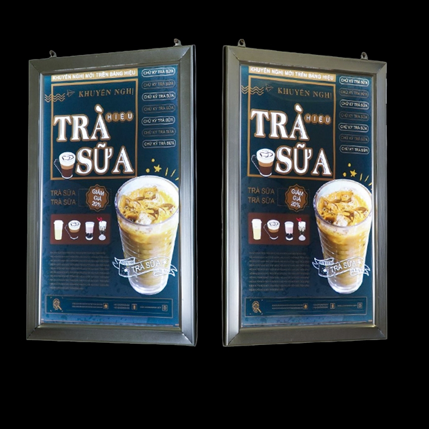 Advertising Products Wall Led Light Box Sign Cafe Led Menu Board ...
