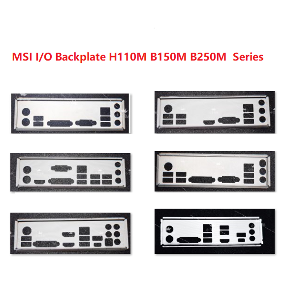 MSI I/O Shield Backplate H110M B150M B250M series | Shopee Malaysia