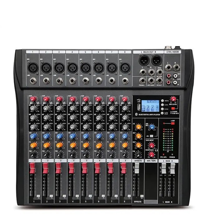 CT-80S 48V Phantom Power mixing console mini small 8-channel sound ...
