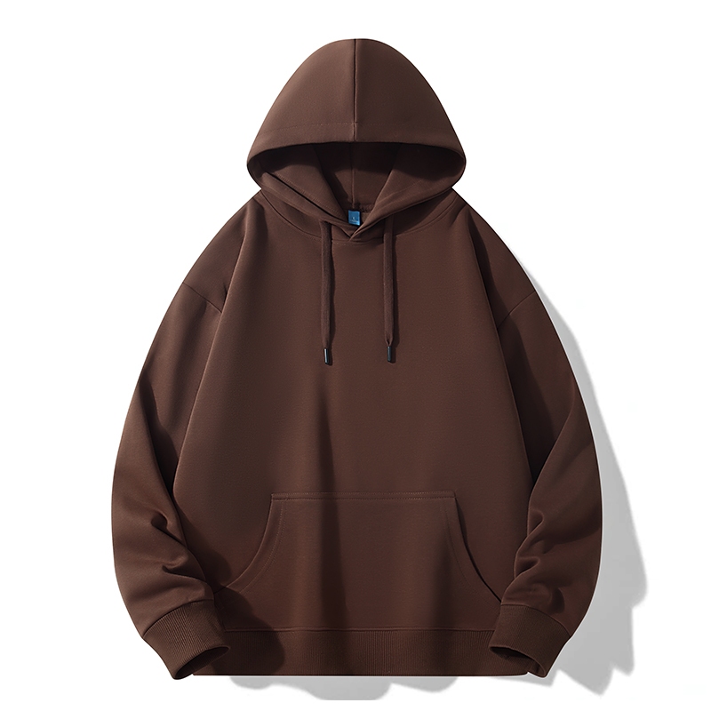Hooded solid color sweatshirt men's multicolor pullover casual sports ...