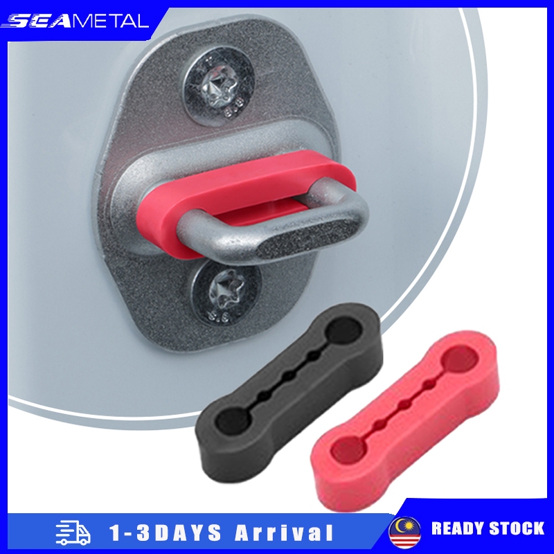 SEAMETAL 4pcs Car Door Lock Shock Absorber Pad Silicone Anti-Vibration ...