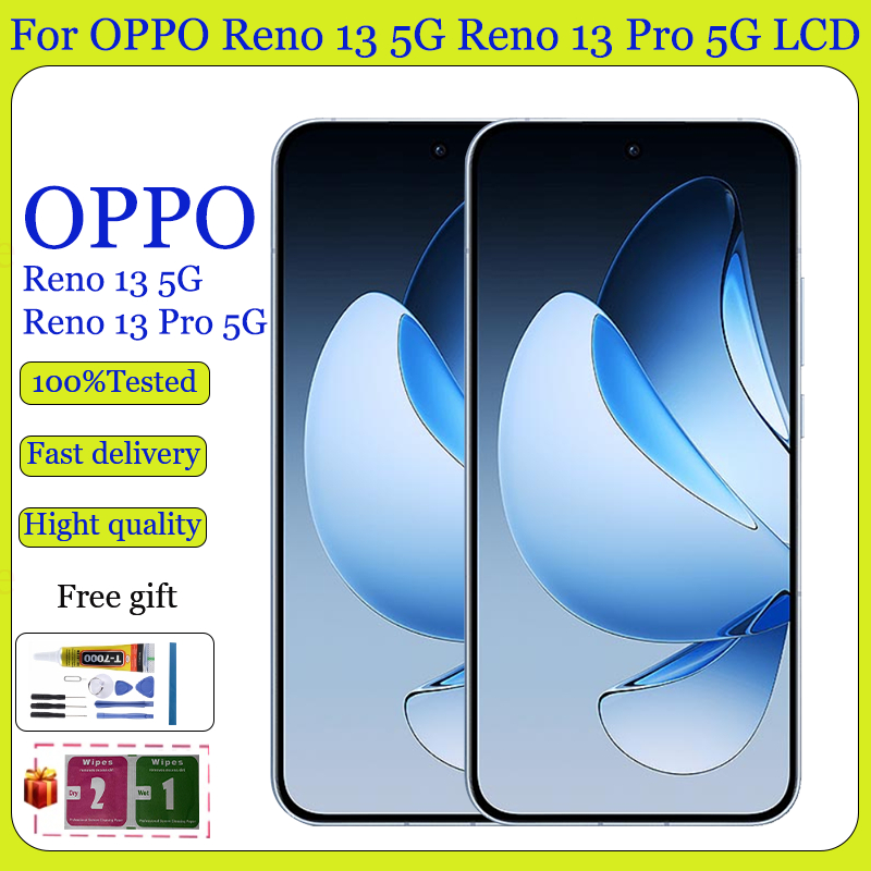 Original AMOLED For OPPO Reno 13 5G Reno 13 Pro 5G LCD Display Touch ...
