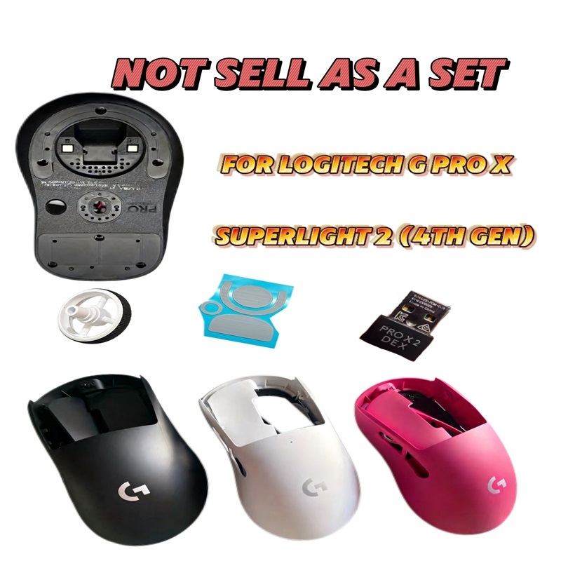 Original Housing Set for Logitech G PRO X SUPERLIGHT 2 (4th Gen ...