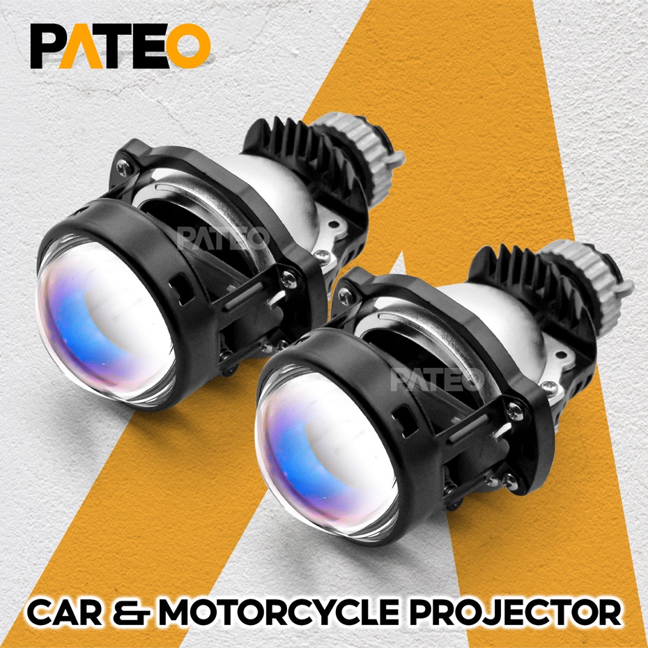 2.0 inch Mini Bi-led Projector Headlight Lenses H7 H4 9005 9006 LED ...