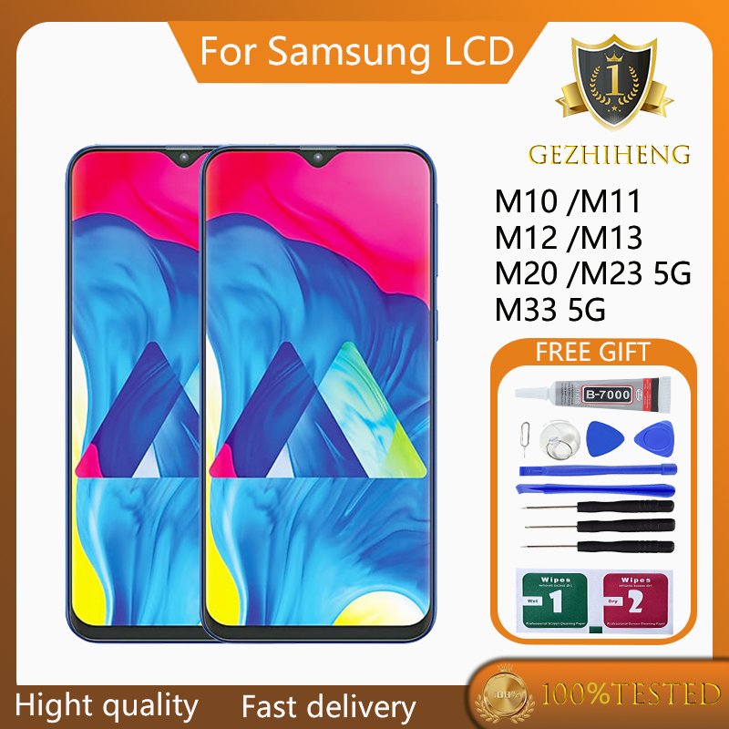 Original For Samsung Galaxy M10 M11 M12 M13 M20 M23 5G M33 5G LCD ...