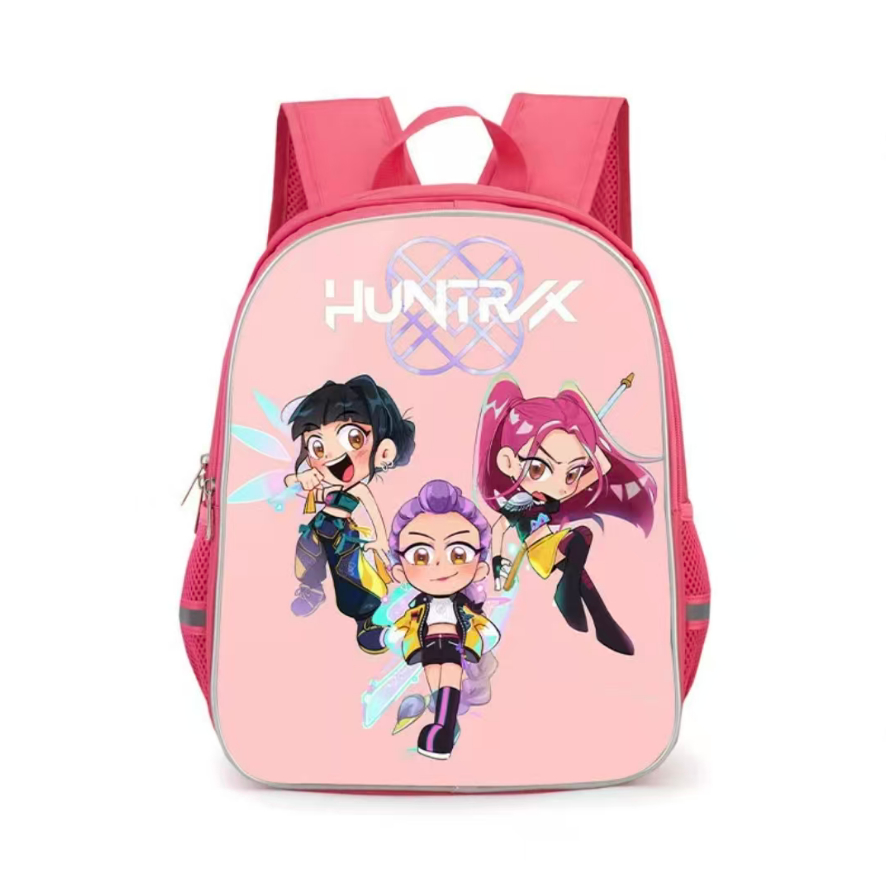 Huntrix Girl Kpop Backpack Cartoon KPop Demon Hunters Kindergarten ...