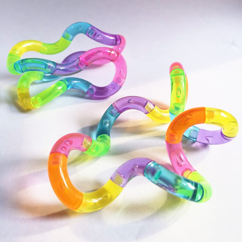 Twisted Tangle Coil Anti Stress Multi Color Sensory Fidget Toys Kids ...