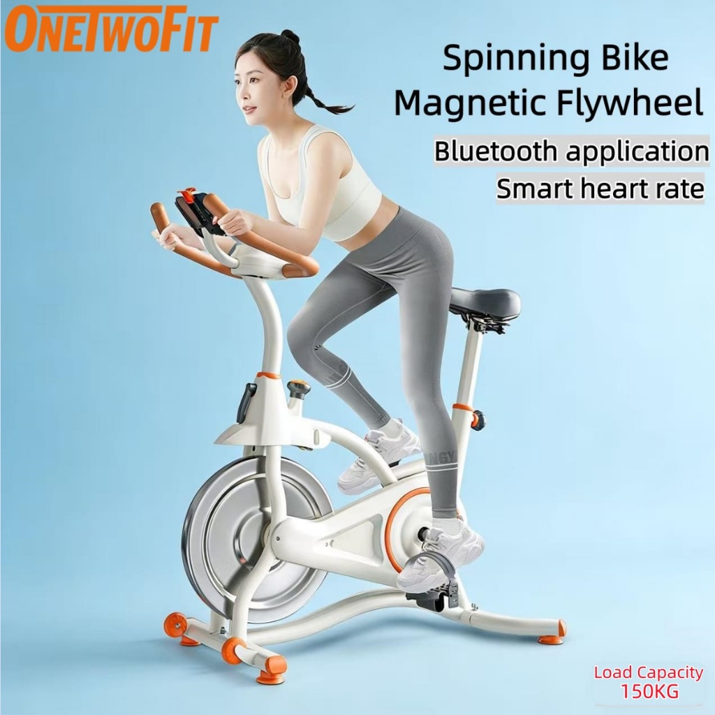 OneTwoFit basikal senaman dalam rumah cycling exercise machine Spinning ...