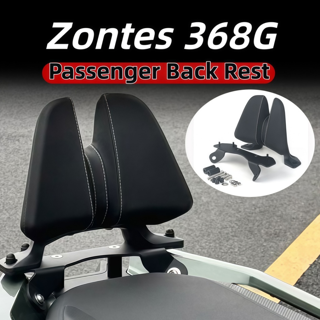 Zontes 368G Passenger Back Rest Heavy Duty Pillion Backrest - Premium ...
