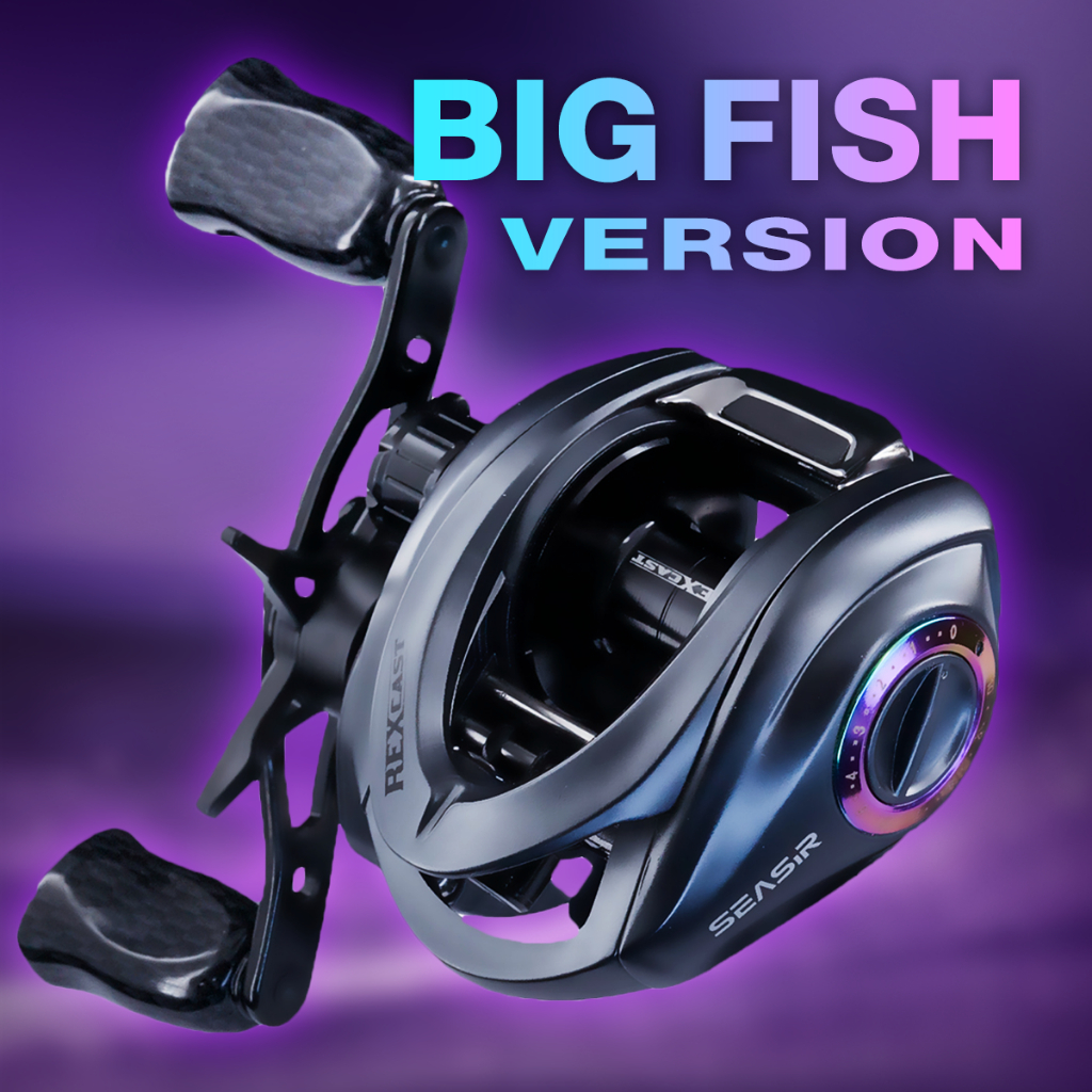 Seasir Rexcast Dc Baitcasting Fishing Reel 3 Digital Control Modes