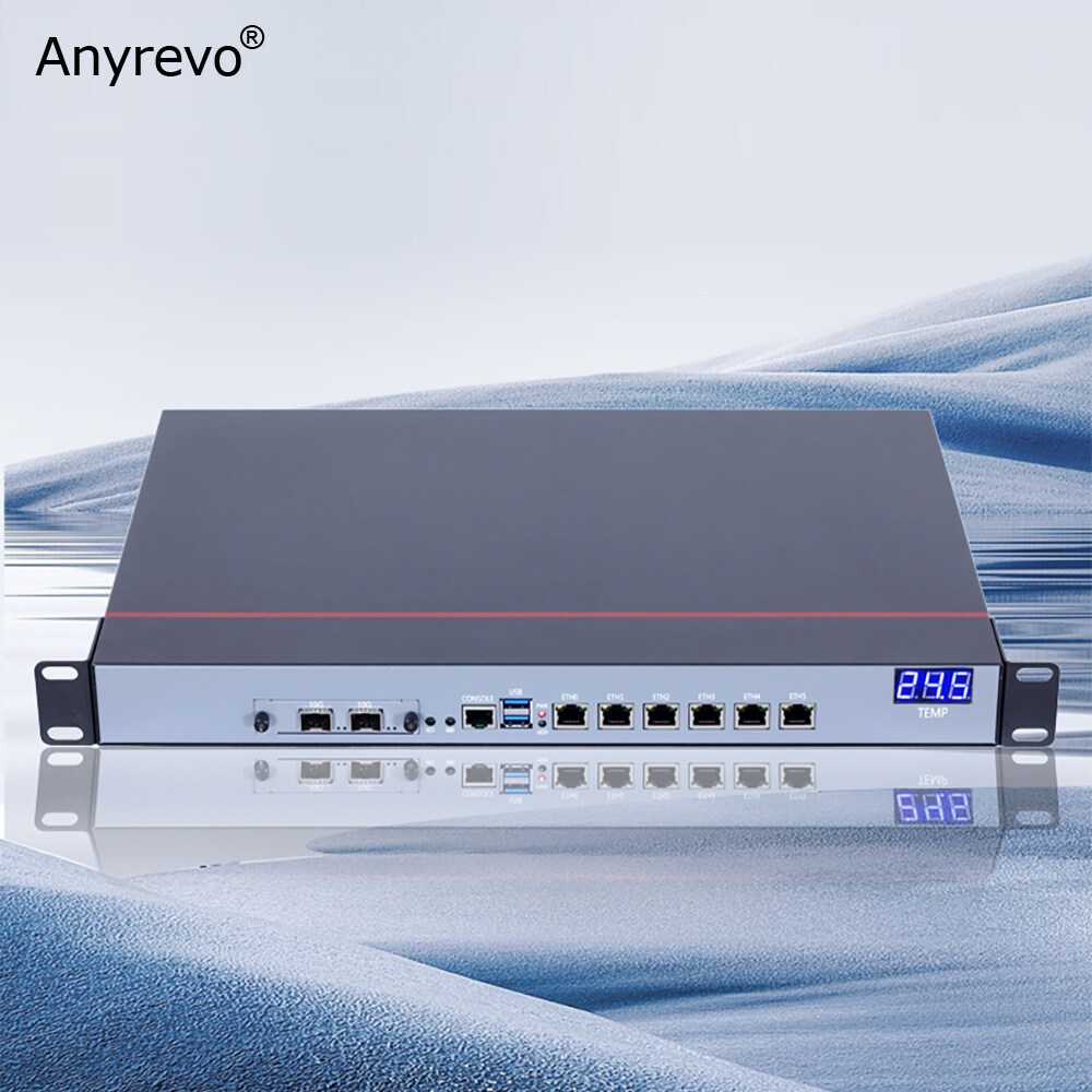 1U Rackmount Firewall Server Intel Core i5 13400 Deca-Core Network ...
