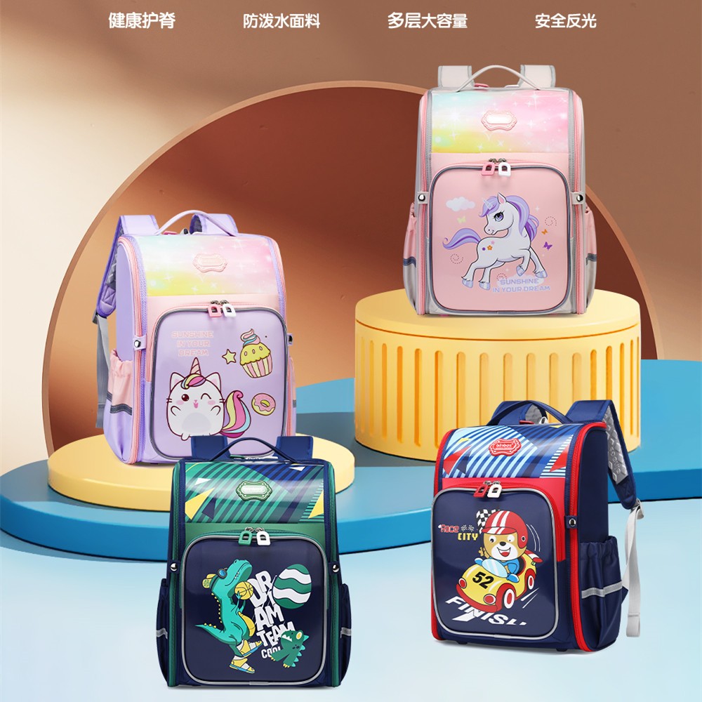 Sun Eight Orthopedic School Bag Grade 2-5 Boy Girl Beg Sekolah Primary ...