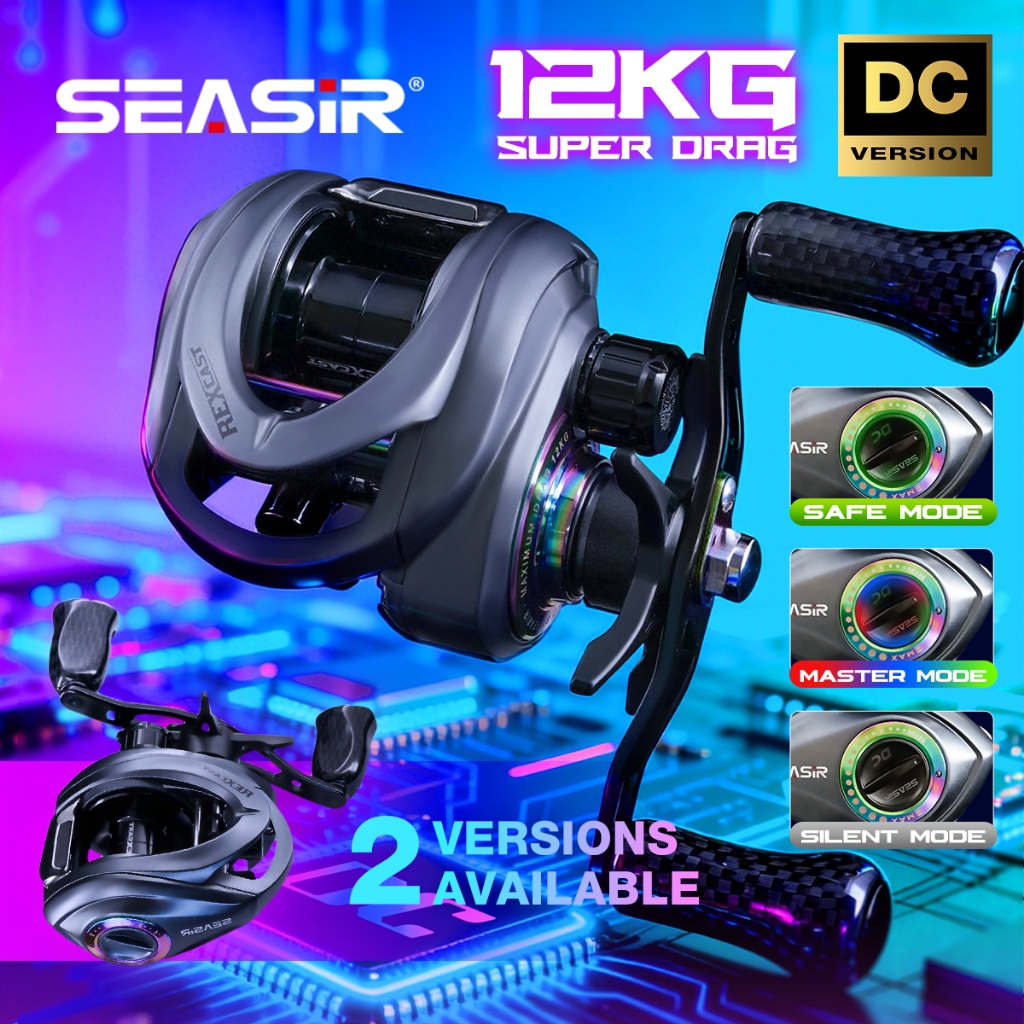 Seasir Rexcast Dc Baitcasting Fishing Reel 3 Digital Control Modes