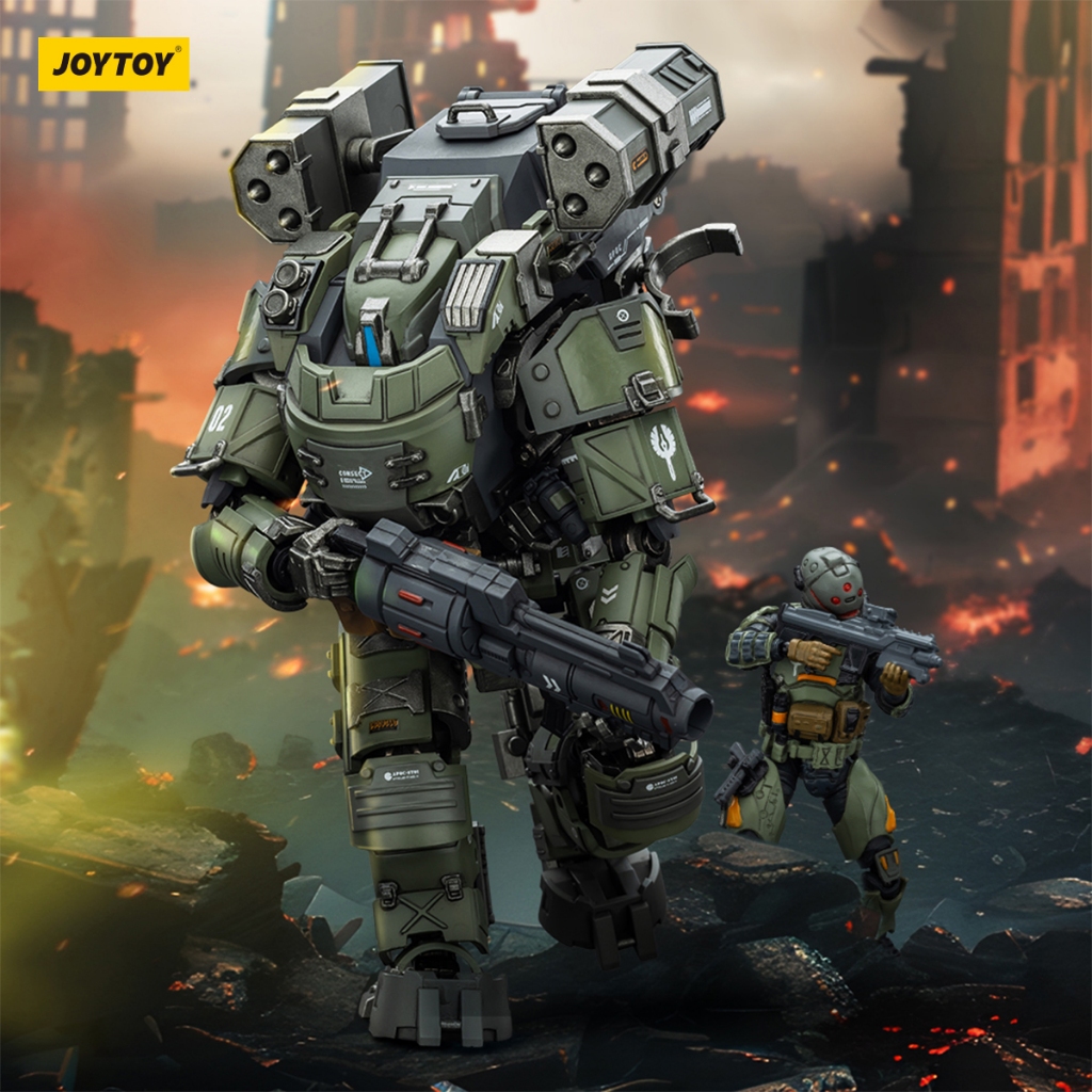 HIPLAY JOYTOY 1/25 APOC Series Storm Tempestus Fire Support Type Mecha ...