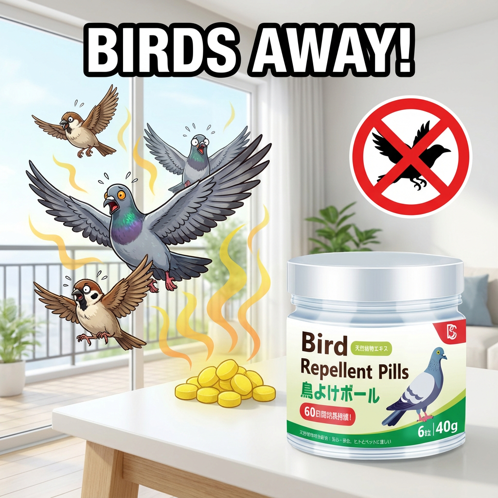 💥Powerful Spray, Birds Out!🕊Outdoor Bird repellent Penghalau burung ...