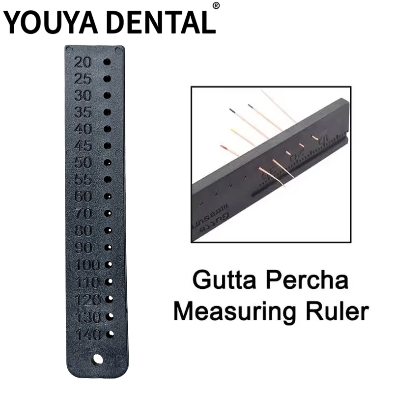 1pcs Dental Endo Ruler Gauge for Gutta Percha Point Dental Calibrating ...