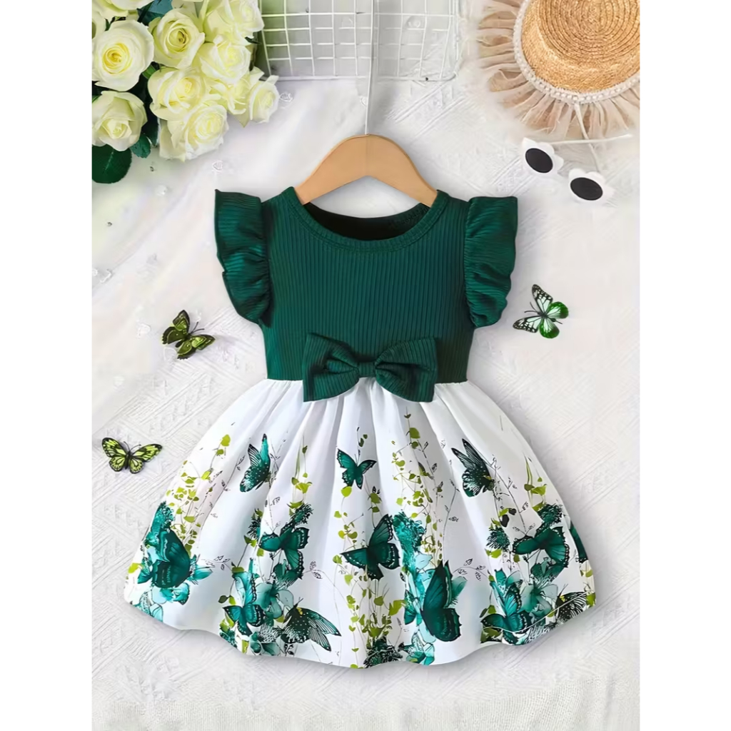 emerald green dress 3-6 months Green Toddler Dress| High-Quality Styles