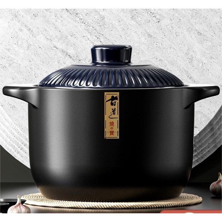 Japanese Ceramic Pots Ceramic Soup Pot with Lid Ceramic Cookware Stock ...