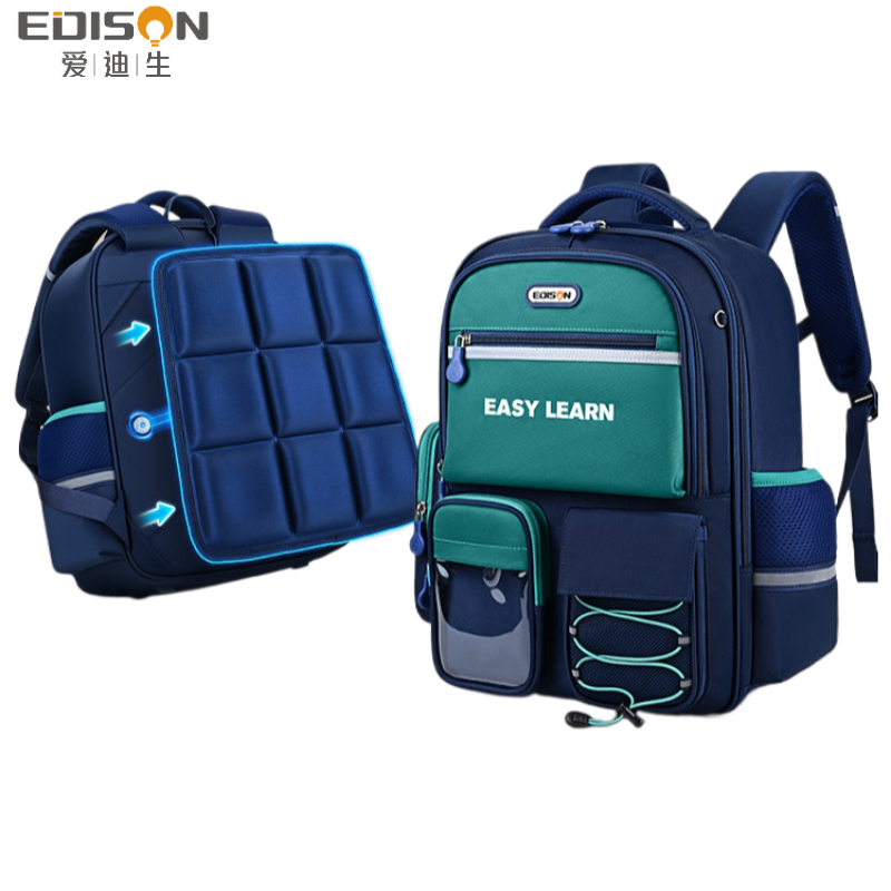 EDISON Beg Ransel Sekolah Kanak-Kanak Tahun 1-6 Pelindung Tulang ...