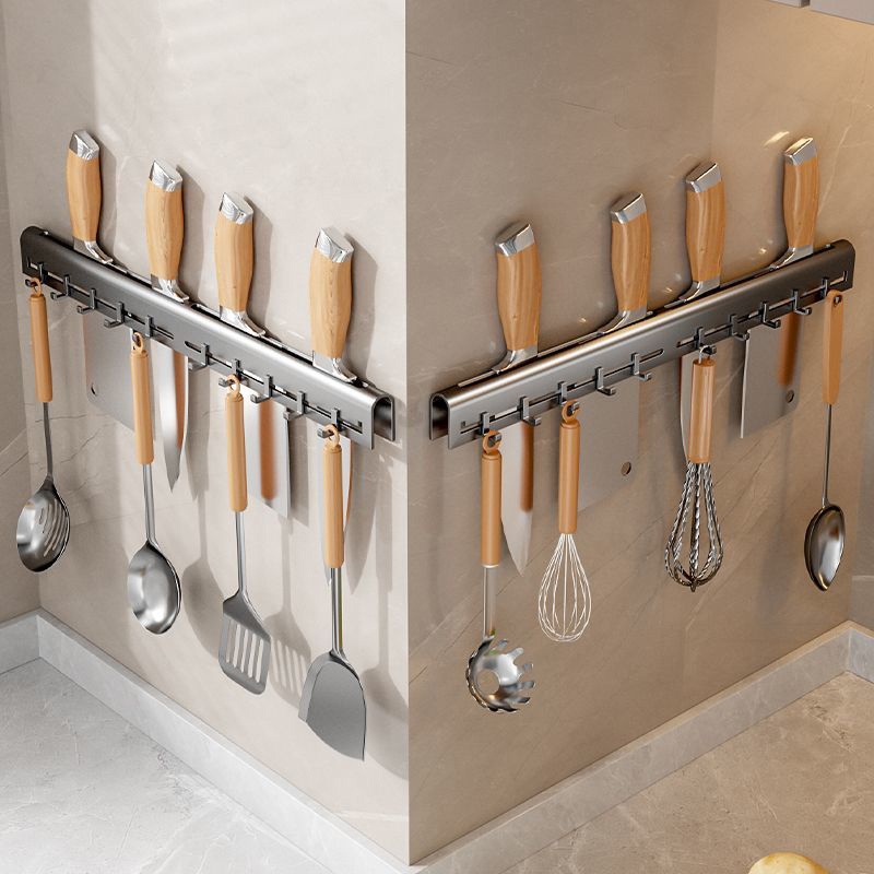 MEIDOO Kitchen Knife, Fork and Spoon Storage Rack - No Drilling ...