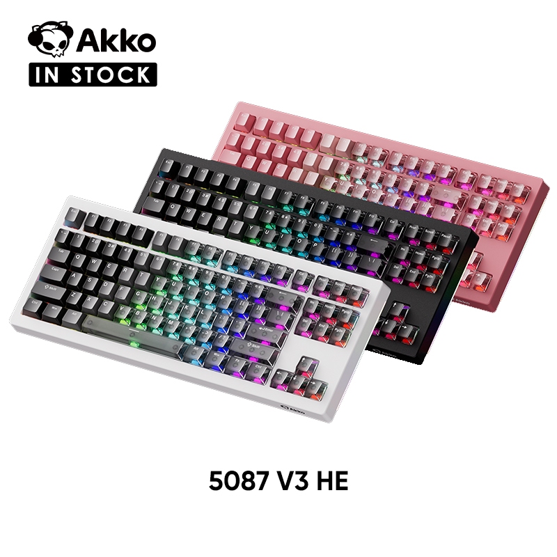 AKKO V3 HE TKL Layout Magnetic Keyboard with RT 8K RGB Gradient Hybrid ...